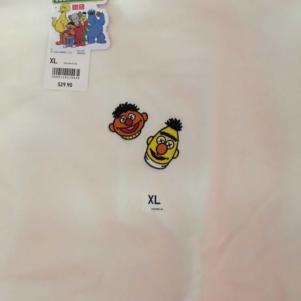 Kaws x Uniqlo Sesame Street Sweater